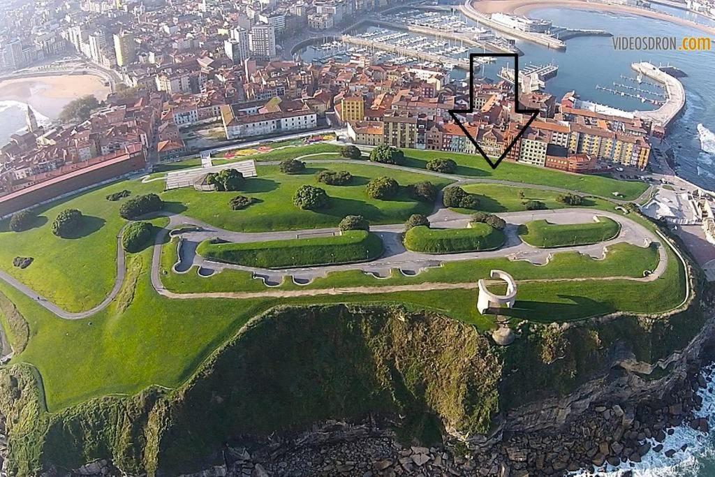 Apto Cimavilla. Wifi Gratuito. Vut-827-As Gijón Eksteriør bilde